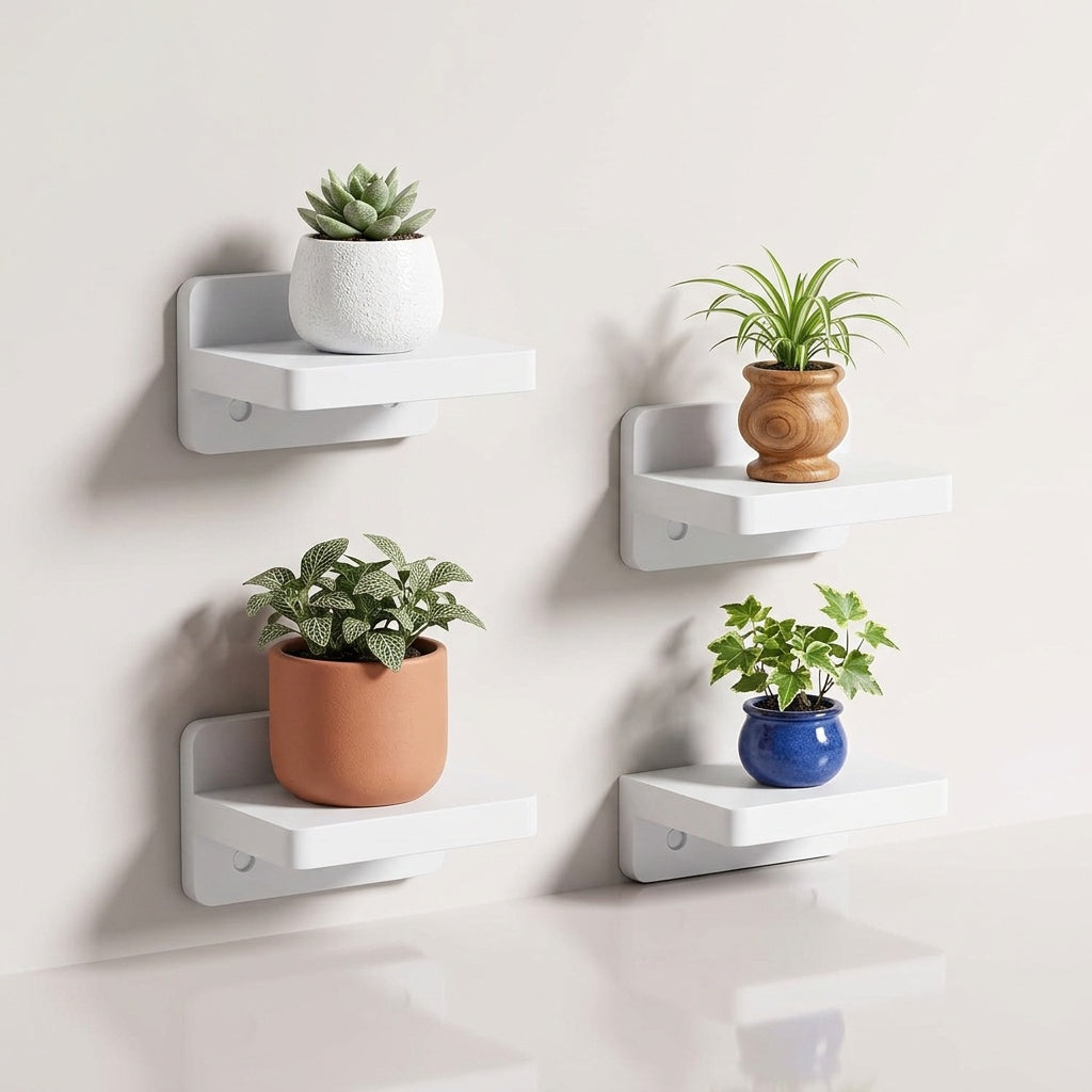 Floating Wall Shelves Set of 4