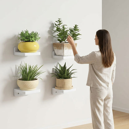 Floating Wall Shelves Set of 4